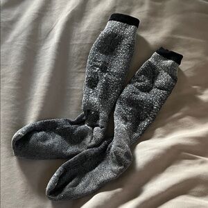 Wool high socks